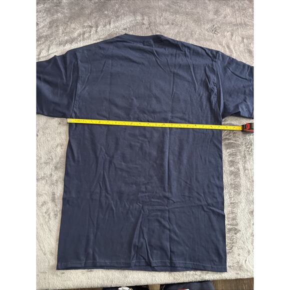 #1 Dad Awesome Dad Like Normal Dad But Cooler T-Shirt Blue Size Medium NWT - Picture 7 of 8